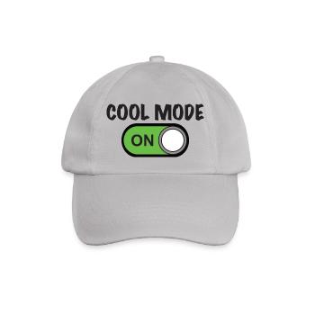 COOL MODE ON - Baseballkappe - Grau - Vorne