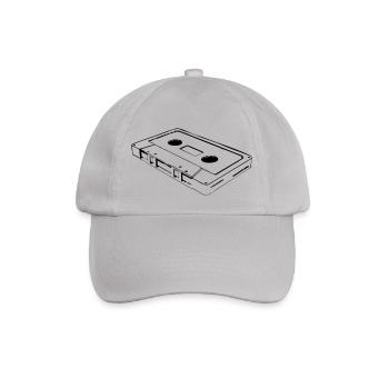Kassette Cassette - Baseballkappe - Grau - Vorne