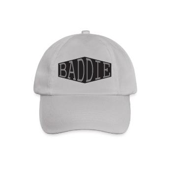 Baddie Retro Streetwear Vibes - Baseballkappe - Grau - Vorne