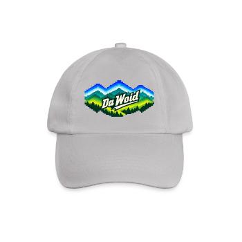 Bayerischer Wald - T-Shirt Pixelwald - Baseballkappe - Grau - Vorne