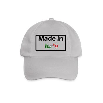 Made in Italy - Baseballkappe - Grau - Vorne