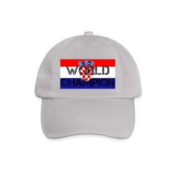 Kroatien Weltmeister - Baseballkappe - Grau - Vorne