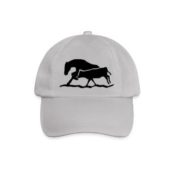 Cow Horse - Baseballkappe - Grau - Vorne