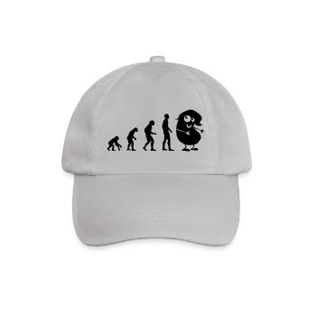 Evolution - die Bohne - Baseballkappe - Grau - Vorne