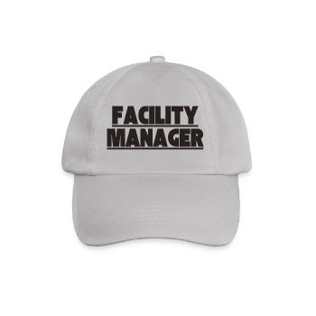 Facility Manager Haustechniker Hausmeister - Baseballkappe - Grau - Vorne
