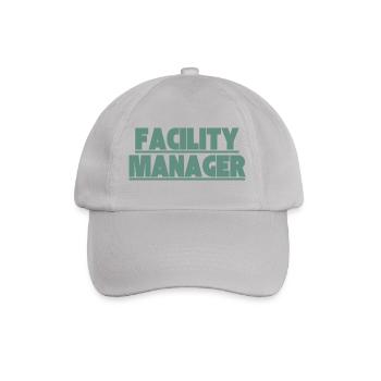 Facility Manager Haustechniker Hausmeister - Baseballkappe - Grau - Vorne