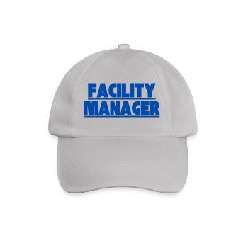 Facility Manager Haustechniker Hausmeister - Baseballkappe - Grau - Vorne