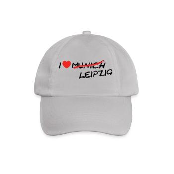 Leipzig ist das neue Munich / Bayern / Geschenk - Baseballkappe - Grau - Vorne
