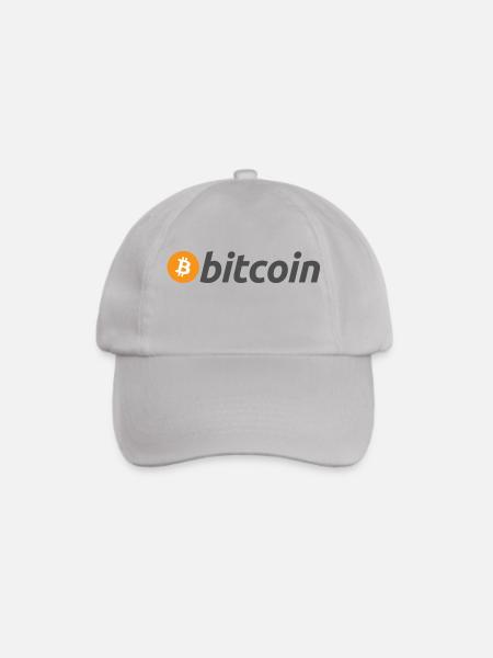 Bitcoin Logo B-Bitcoin official offiziell - Baseballkappe - Grau