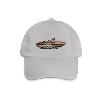 U-Boot alt und rostig - Baseballkappe - Grau - Vorne