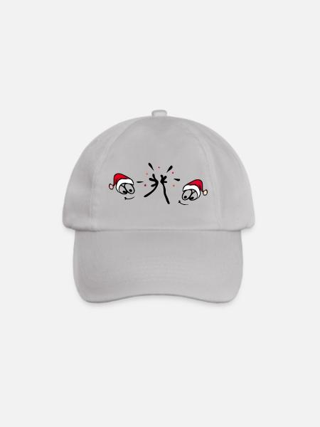Weihnachten - Baseballkappe - Grau