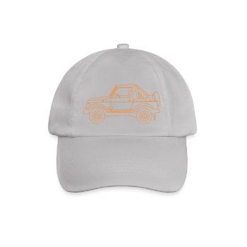 Orange 4X4 - Baseballkappe - Grau - Vorne