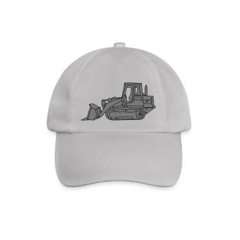 Bulldozer Planierraube 2 - Baseballkappe - Grau - Vorne