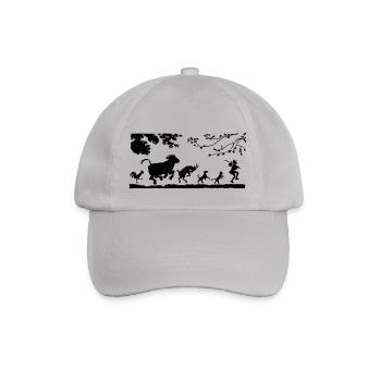chicken16 - Baseballkappe - Grau - Vorne