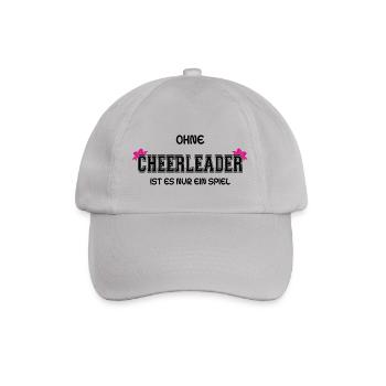CheerleaderCollection Nur ein Spiel | Schwarz qUv - Baseballkappe - Grau - Vorne