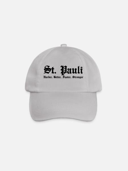 St. Pauli Harder Better Faster Strong Hamburg - Baseballkappe - Grau