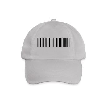 barcode. - Baseballkappe - Grau - Vorne