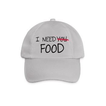 Food - Baseballkappe - Grau - Vorne
