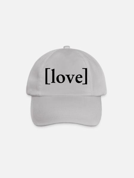 LOVE - Baseballkappe - Grau