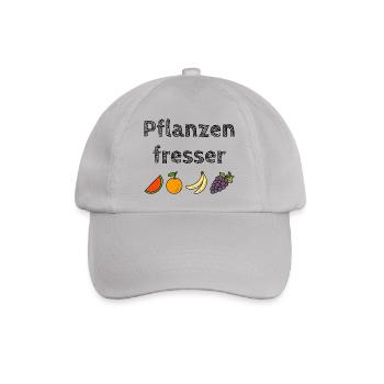 Pflanzenfresser - Baseballkappe - Grau - Vorne