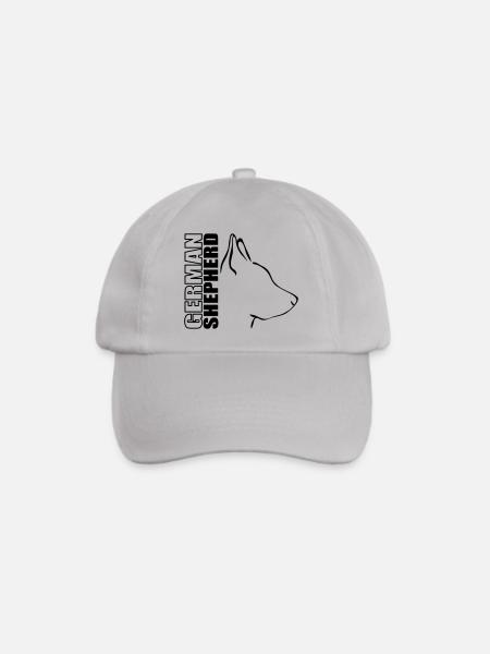 GERMAN SHEPHERD PROFIL - Baseballkappe - Grau