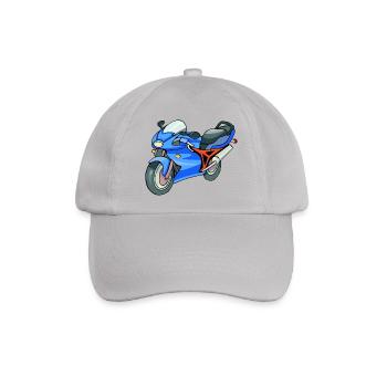 motocross motorcycles athlete sport motorrad40 - Baseballkappe - Grau - Vorne