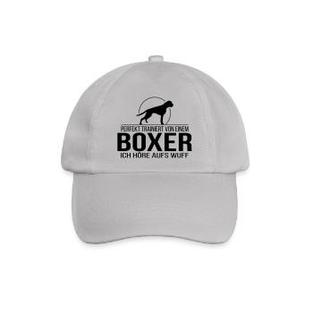 BOXER wuff - Baseballkappe - Grau - Vorne
