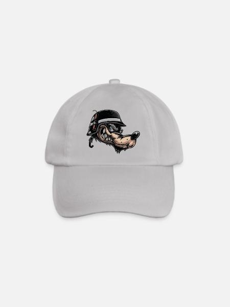 wolf - Baseballkappe - Grau