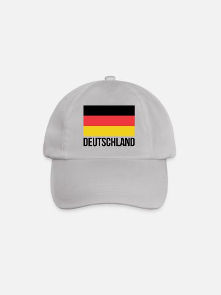 Deutschland - Baseballkappe - Grau