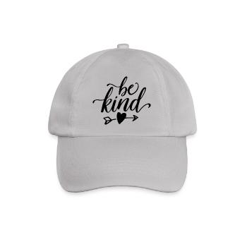 BE KIND - Baseballkappe - Grau - Vorne