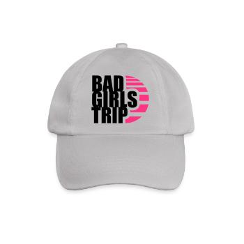 sonne schwarz team crew boese bad gefaehrlich on t - Baseballkappe - Grau - Vorne