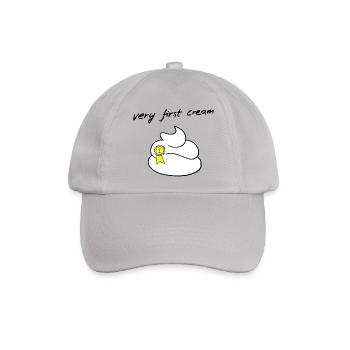 Erste Sahne - Baseballkappe - Grau - Vorne