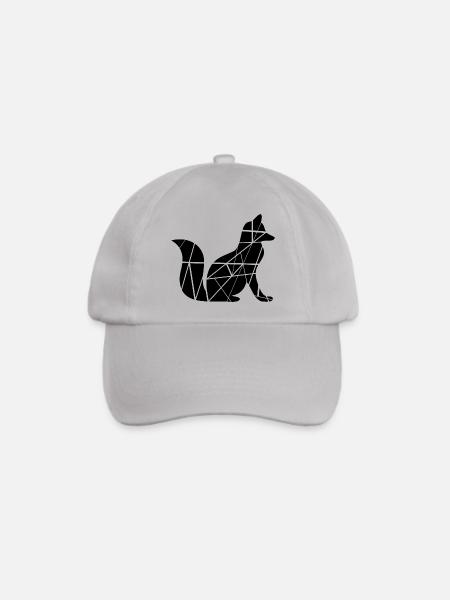 Fuchs Silhouette - Baseballkappe - Grau