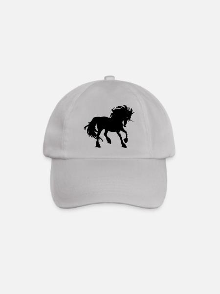 Einhorn - Baseballkappe - Grau