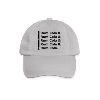 Rum Cola & Rum Cola - Baseballkappe - Grau - Vorne