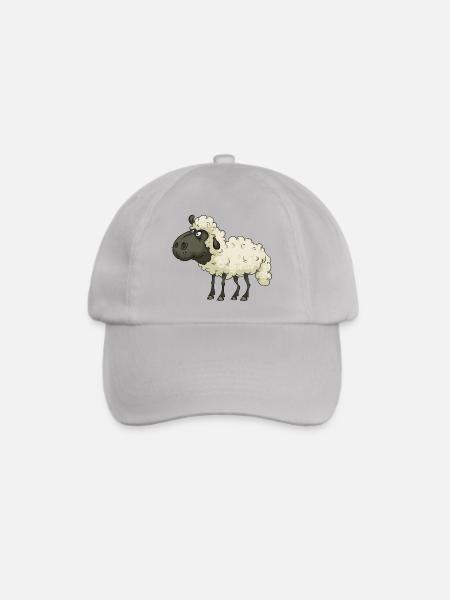 Schaf - Baseballkappe - Grau