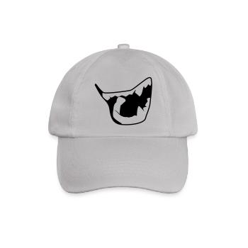 Vampir - Baseballkappe - Grau - Vorne