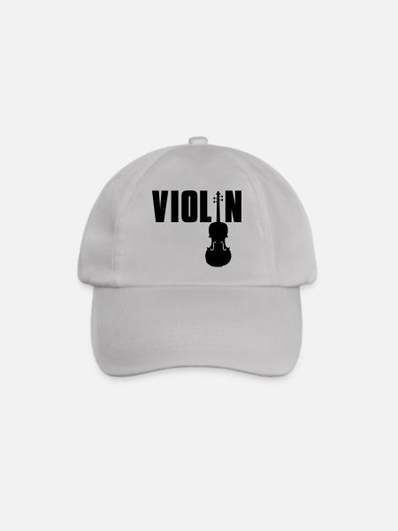 violin - Baseballkappe - Grau