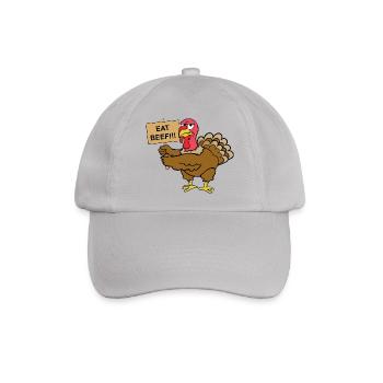 Thanksgiving Truthahn Pute - Baseballkappe - Grau - Vorne