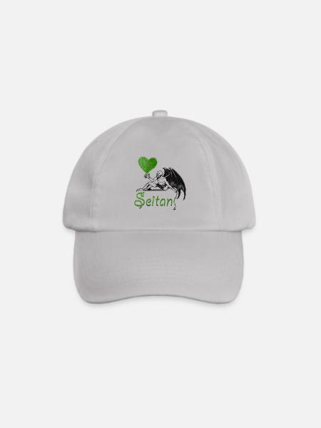 Grüner Seitan - Baseballkappe - Grau