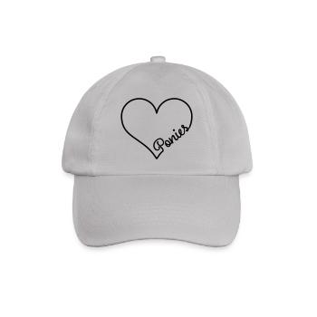 Pony - Baseballkappe - Grau - Vorne