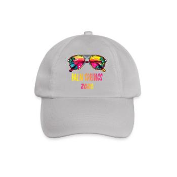 Palm Springs 2026 Sonnenbrillen Vibes - Baseballkappe - Grau - Vorne