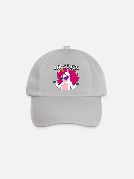 Six Seven Unicorn - Baseballkappe - Grau