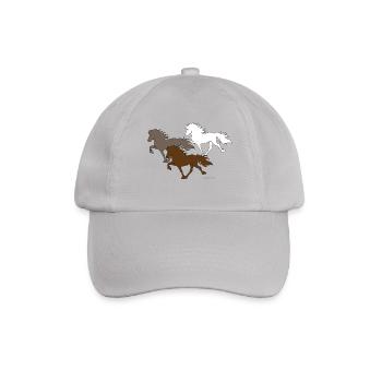 Icelandic Spirit - Baseballkappe - Grau - Vorne