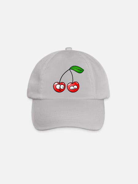 Die Kirschen - Baseballkappe - Grau