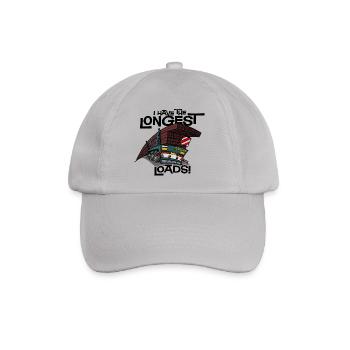 0705 hintere Anhänger - Baseballkappe - Grau - Vorne