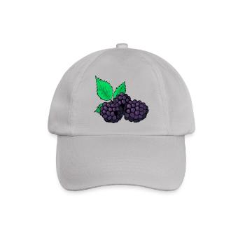 Brombeeren - Baseballkappe - Grau - Vorne