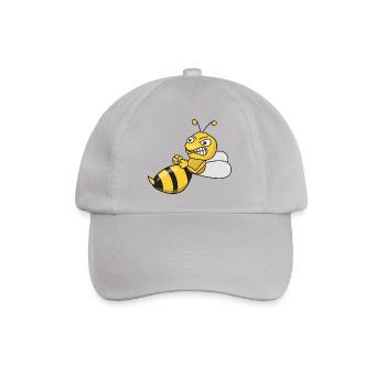 Lustige Biene Hornisse Insekten - Baseballkappe - Grau - Vorne