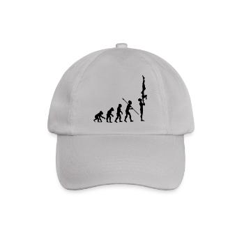 Evolution Gymnastik Turnen Akrobatik Geräteturnen - Baseballkappe - Grau - Vorne