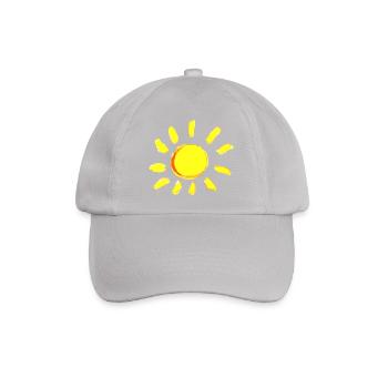 sonne sun - Baseballkappe - Grau - Vorne